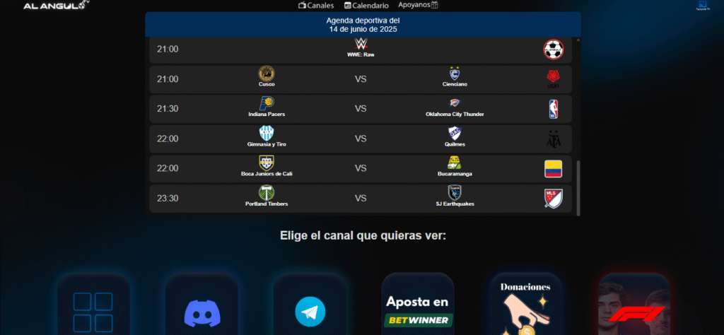 partidos en vivo gratis ahora